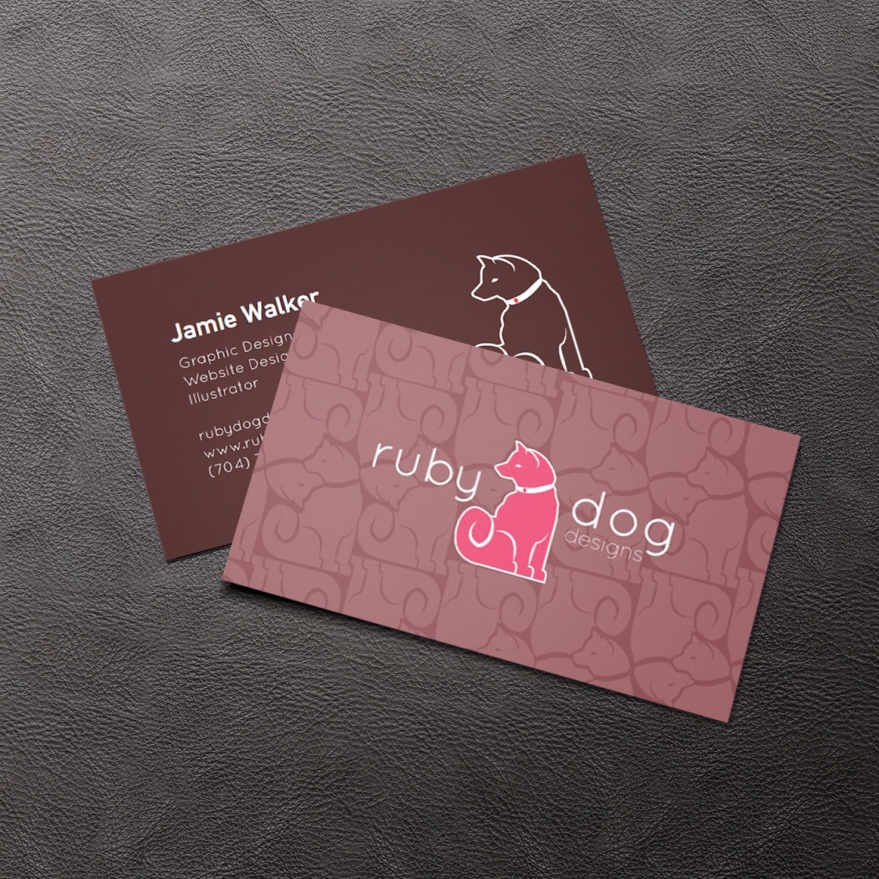 Ruby Dog Pattern Design